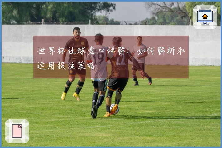 世界杯让球盘口详解：如何解析和运用投注策略
