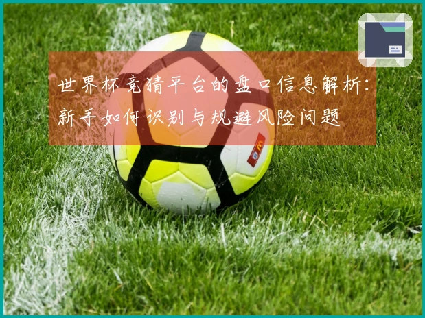 世界杯竞猜平台的盘口信息解析：新手如何识别与规避风险问题